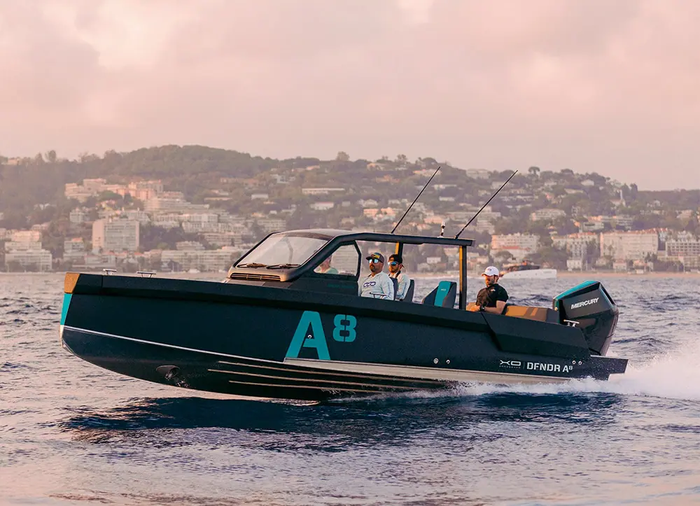 XO Boats Celebrate DFNDR A8 with Limited Edition Model - Powerboat