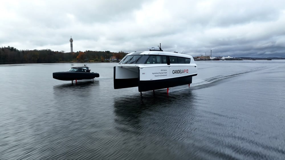 Candela P-12 and C-839 Funding. Beneteau Group. Electric hydrofoil