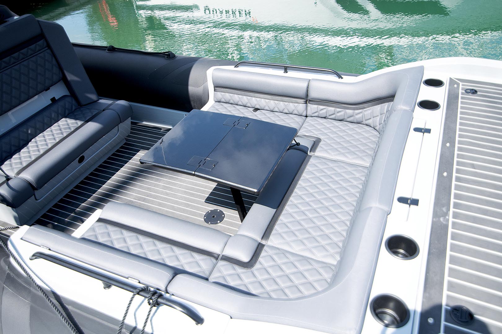 The driving set-up is enclosed and secure