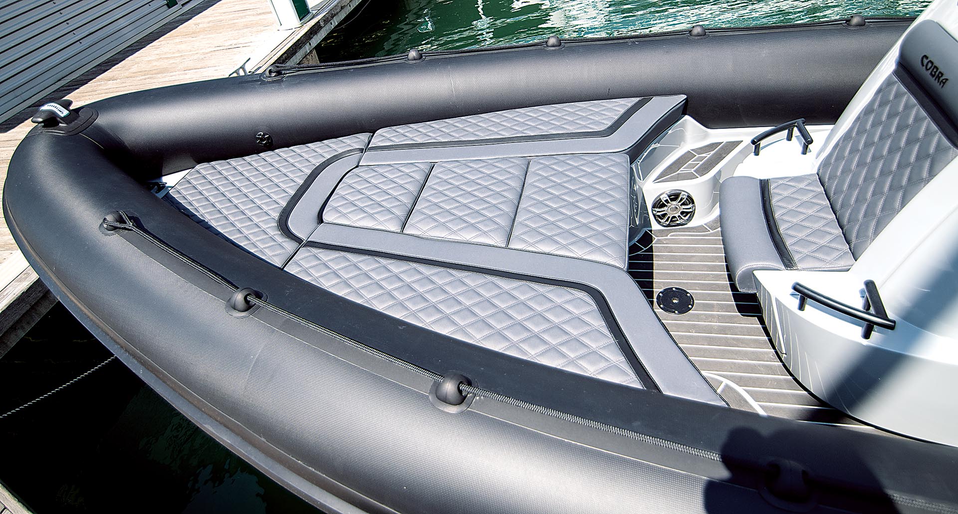 A large bow sunbed
