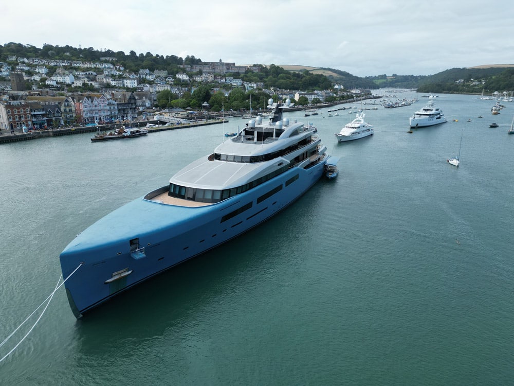 superyachts dartmouth, river dart