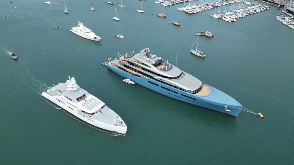 superyachts dartmouth, river dart