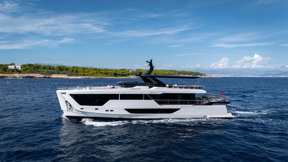 Numarine launches its first hybrid superyacht 30XP featuring Scandinavian chic interiors