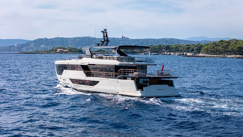 Numarine launches its first hybrid superyacht 30XP featuring Scandinavian chic interiors