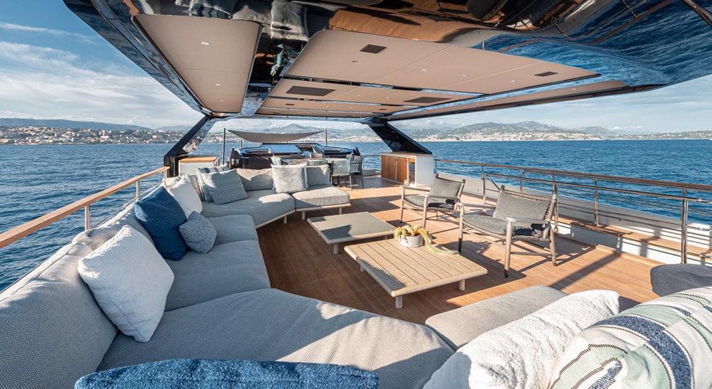 Numarine launches its first hybrid superyacht 30XP featuring Scandinavian chic interiors