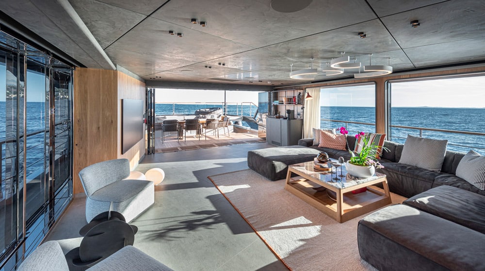 Numarine launches its first hybrid superyacht 30XP featuring Scandinavian chic interiors