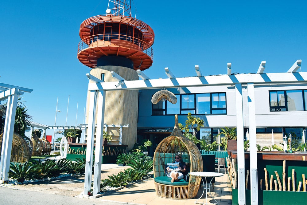 Everything about the marina says `relax`!