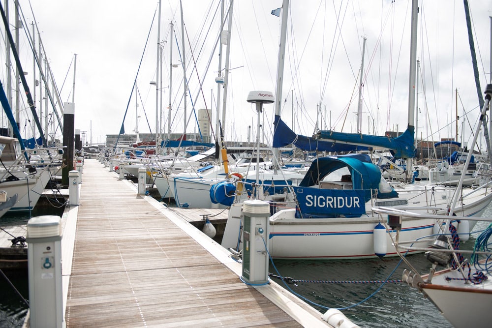 Haslar Marina - pontoon