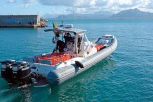 Departing the Port of 
Palermo, Sicily, Italy