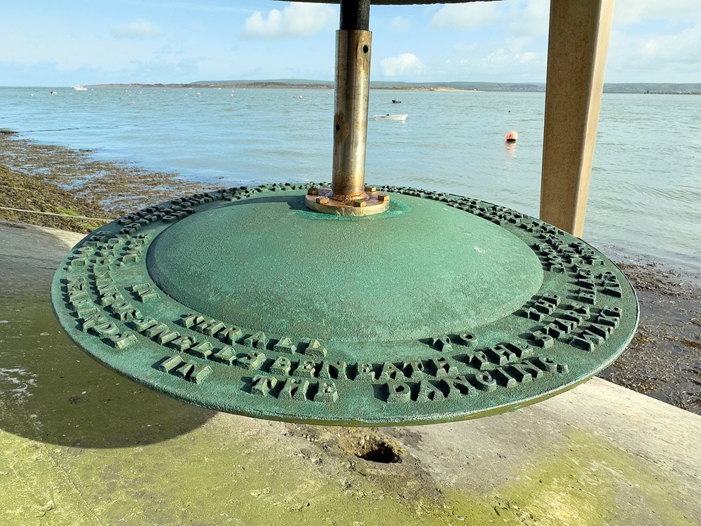 Each bell has an inscription chosen by the local community