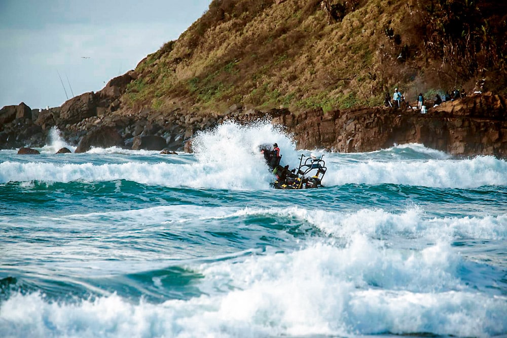 Epic launch at Port St Johns - Courtesy of Monty Halls