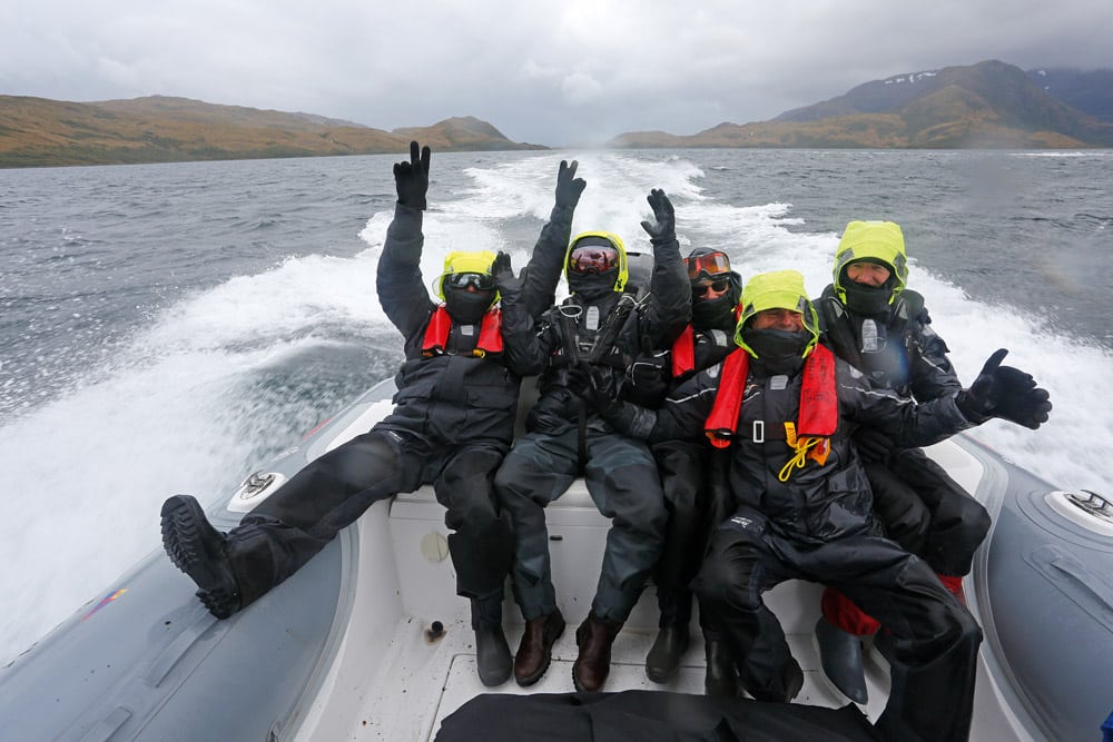  Everyone should be fitted out in the right offshore apparel.© Andy Leeman