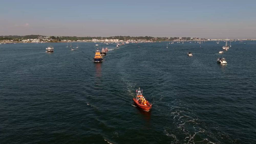 Flotilla at Poole RNLI Lifeboat Festival - 2024