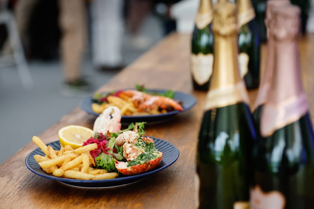 southampton international boat show. food and drink