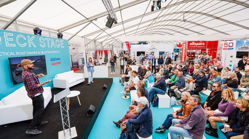 southampton international boat show - foredeck stage