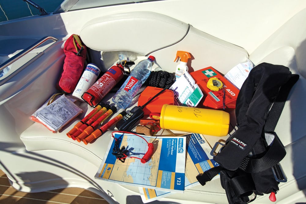 A selection of vital safety kit.