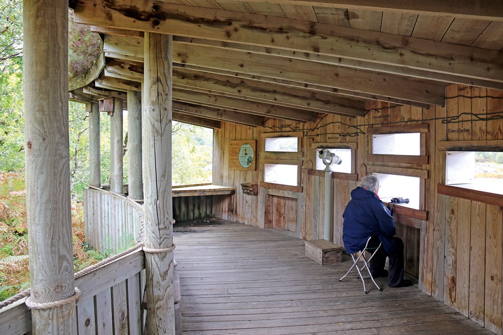 Garbh Eilean wildlife hide.
