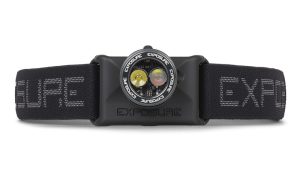 Closeup of Exposure Marine's new head torch