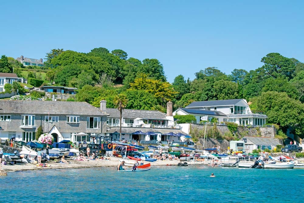 Helford Passage get busy during the the summer months.