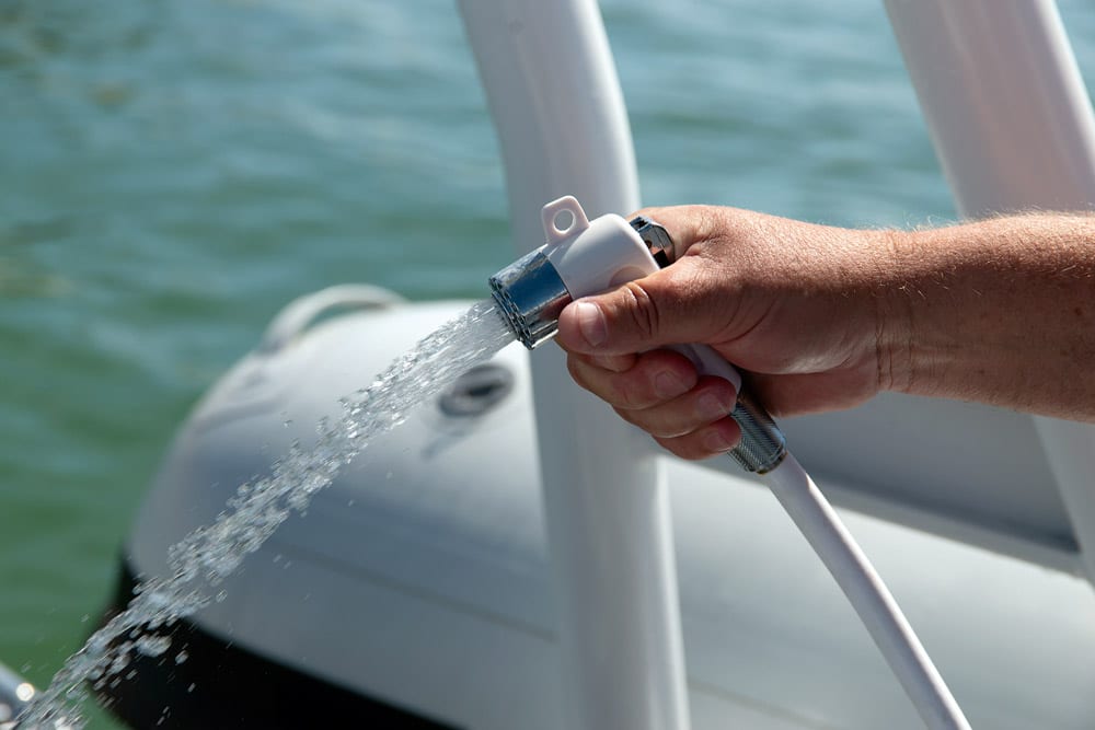 Onboard shower