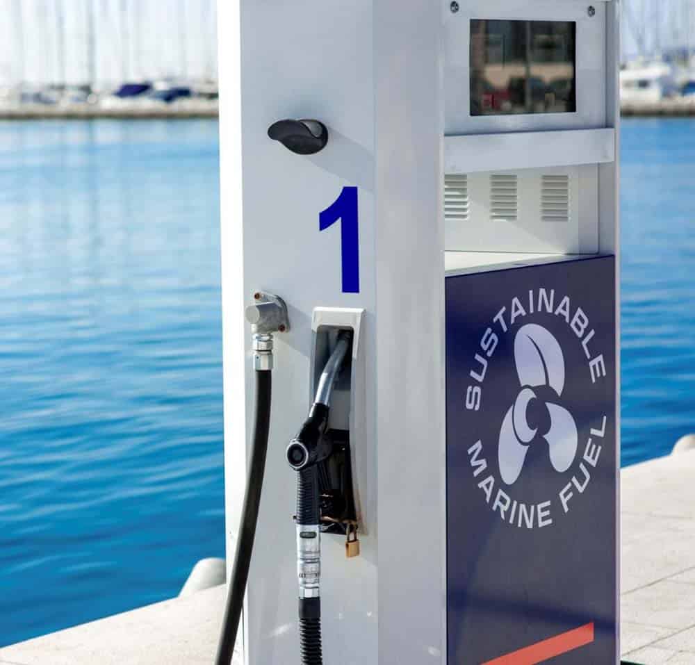 British Marine Secures Recognition for Leisure Marine Biofuel Use in UK Carbon Budget. Fuel station.