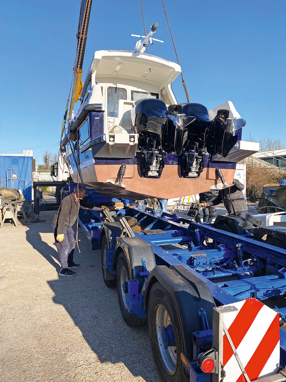 Orkney Boat on trailer