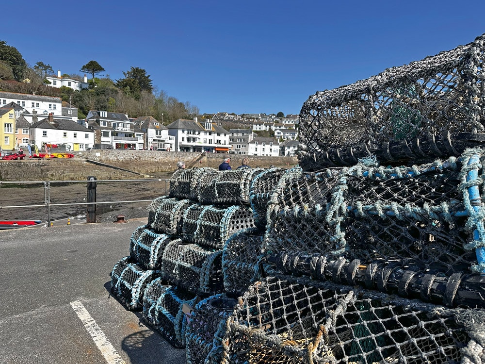 Fisherman drying their pots in the sun.