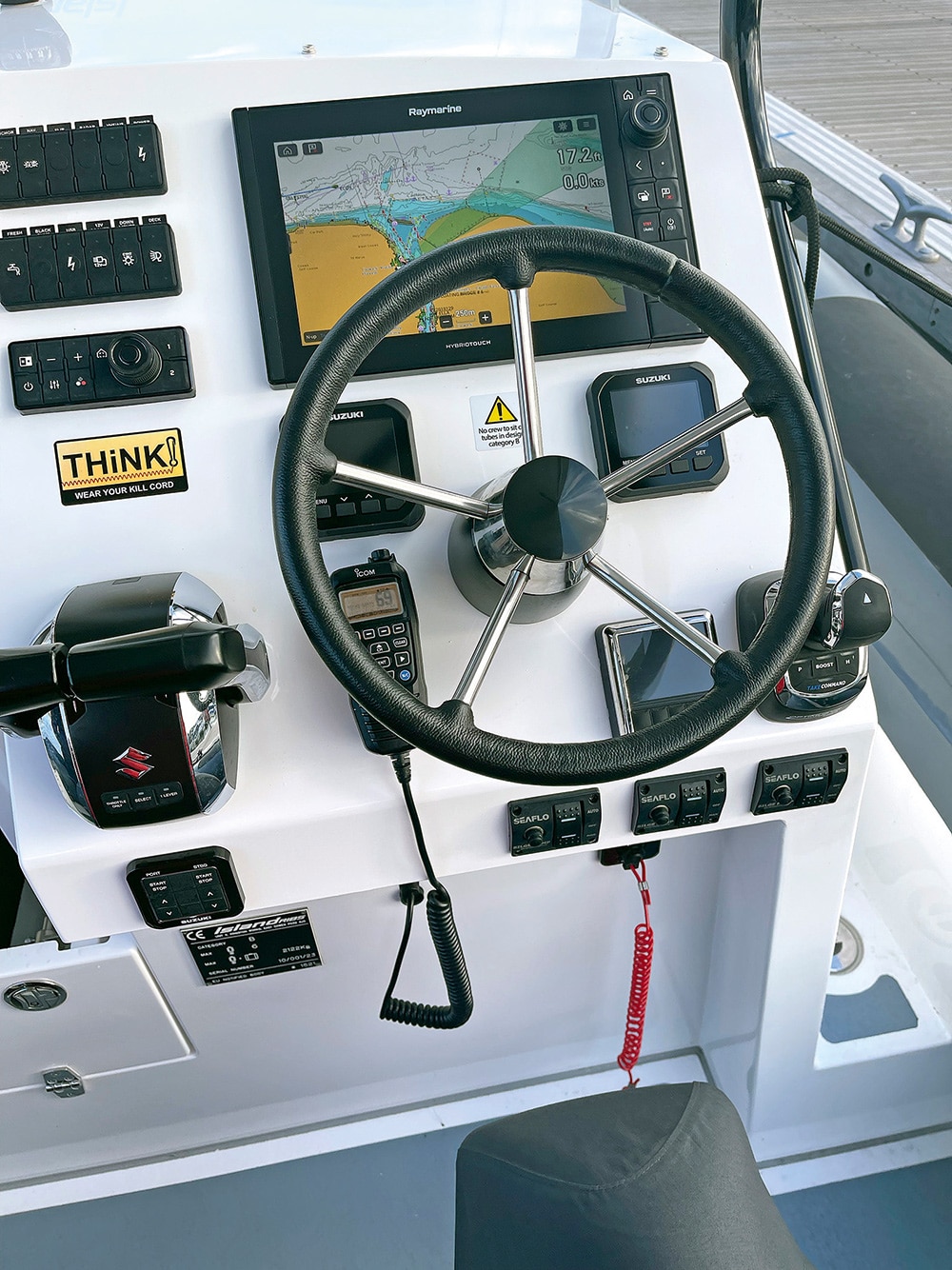 Ergonomically sound helm. 