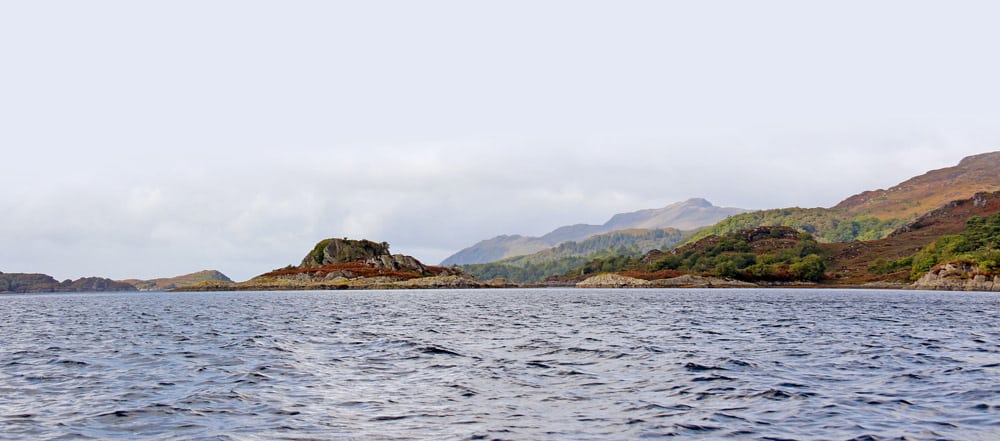 Loch Sunart with Ben Hiant in distance.