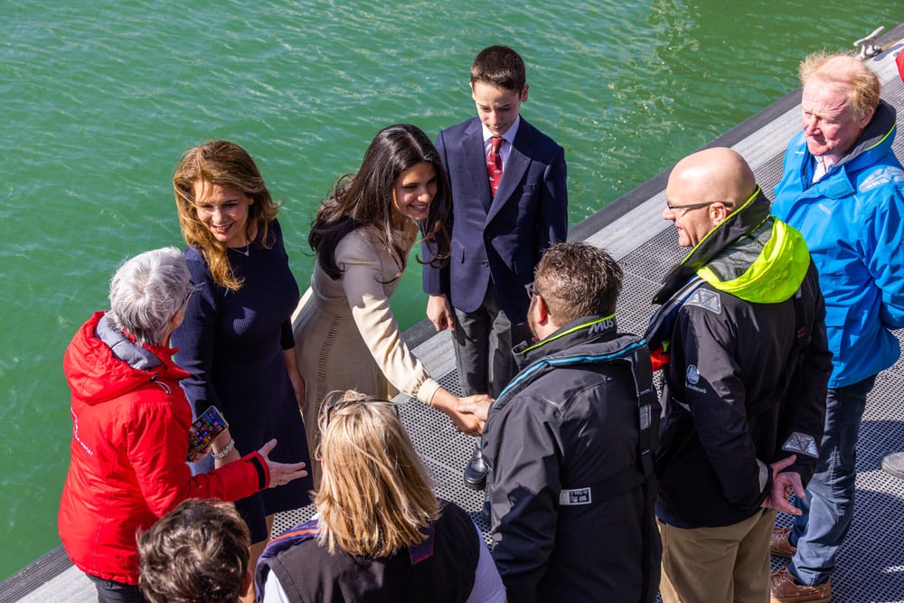 Princess Haya bint Hussein, the daughter of the late King Hussein of Jordan South Coast Green Tech Boat Show