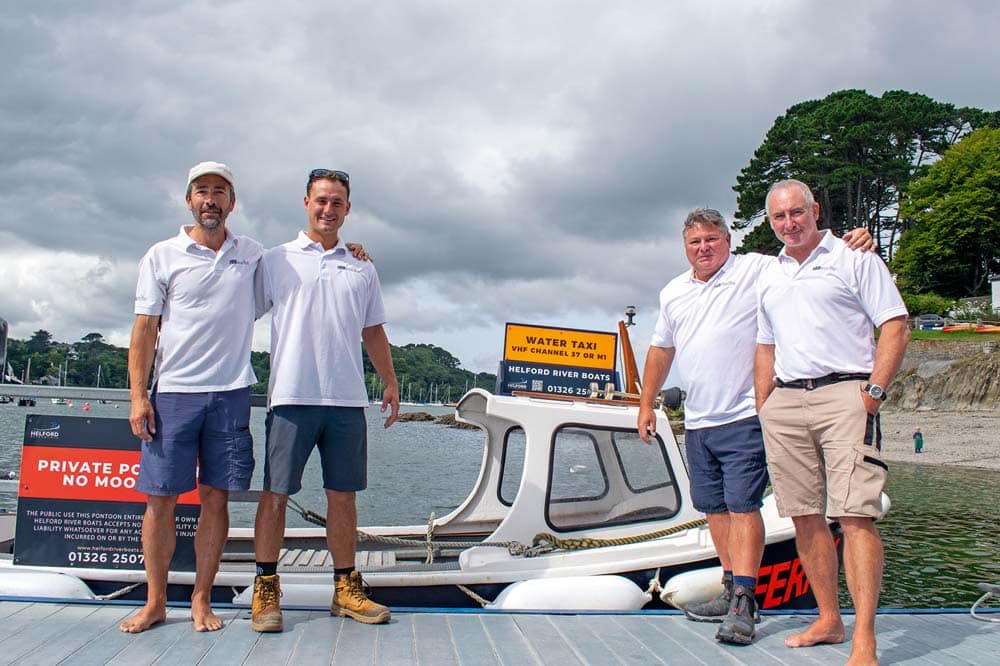 The Helford River Boat Team give a big welcome to all.