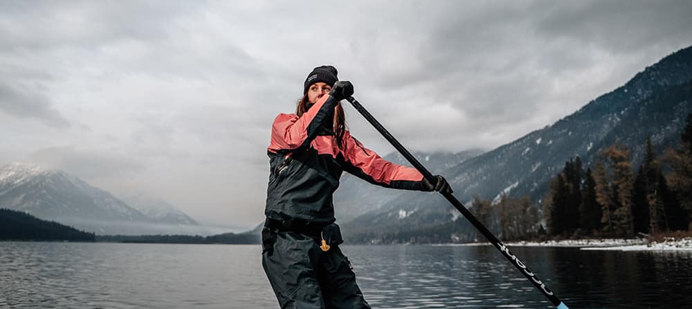 Mustang Survival Woman on Paddleboard