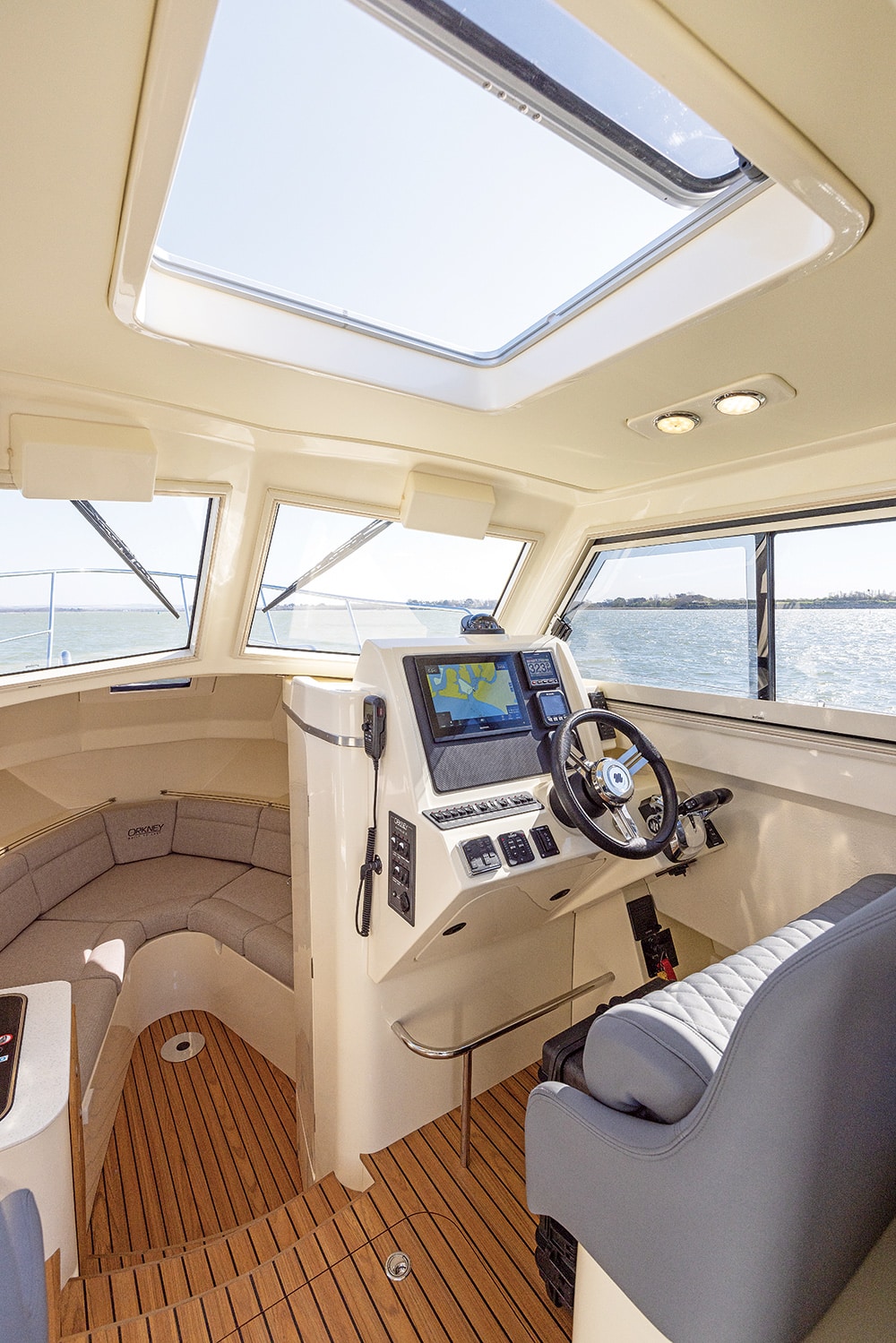 The light and airy interior of the new 25.