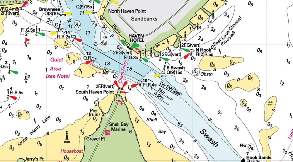 An Imray chart – all the detail is always visible