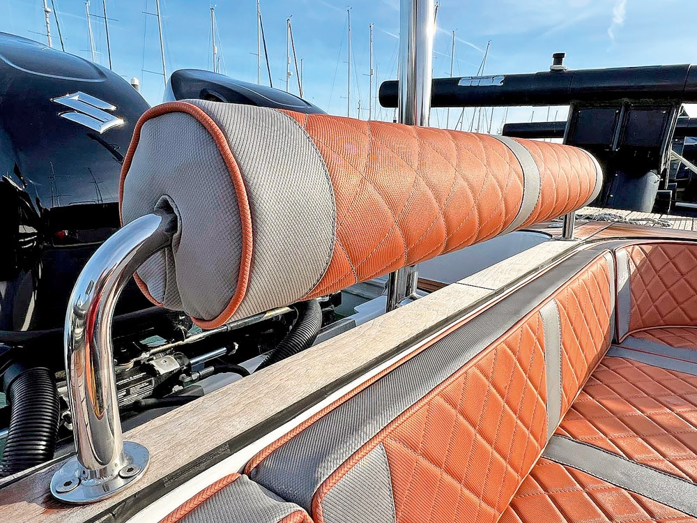 Bolster protection to back rest.