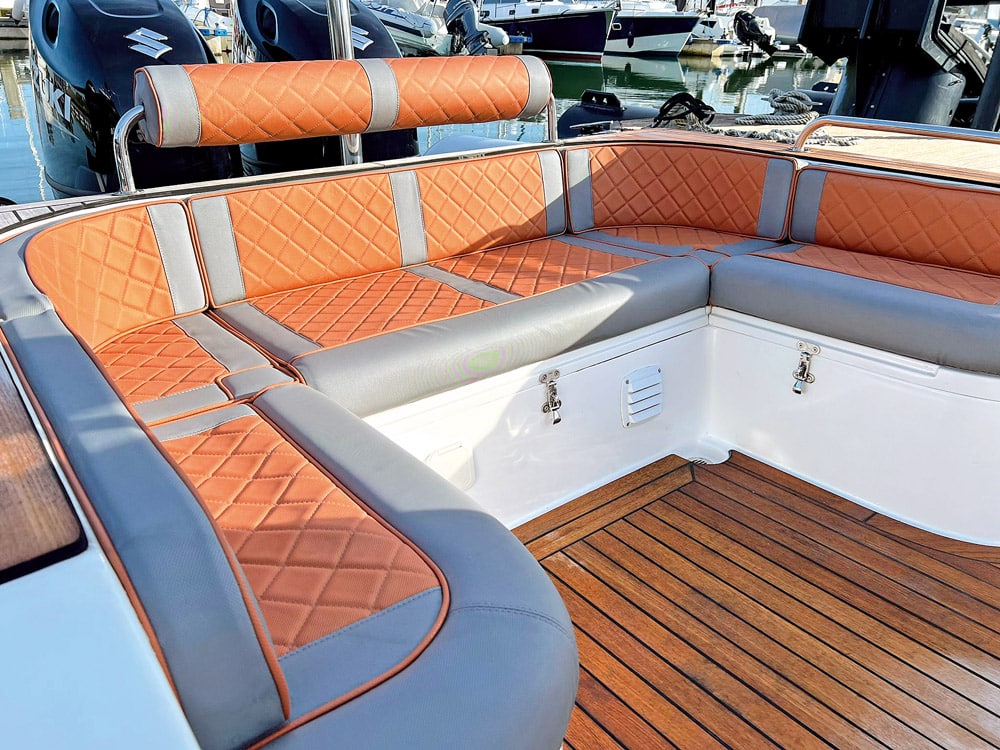 Plentiful seating for families and friends with under seat storage. 