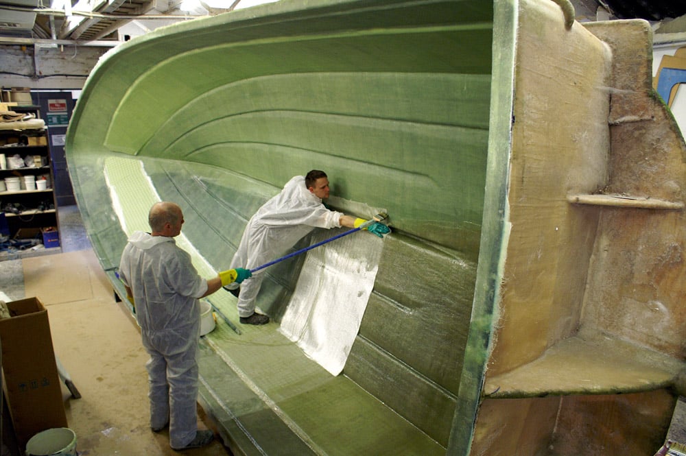 Orkney Boats under construction