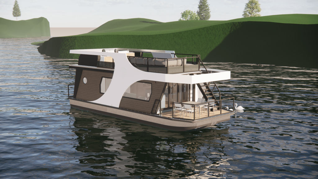 Prototype vessel Houseboat - Torqeedo - emission free river cruises