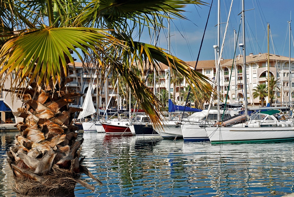 The beautiful Port de Fréjus. © Musat