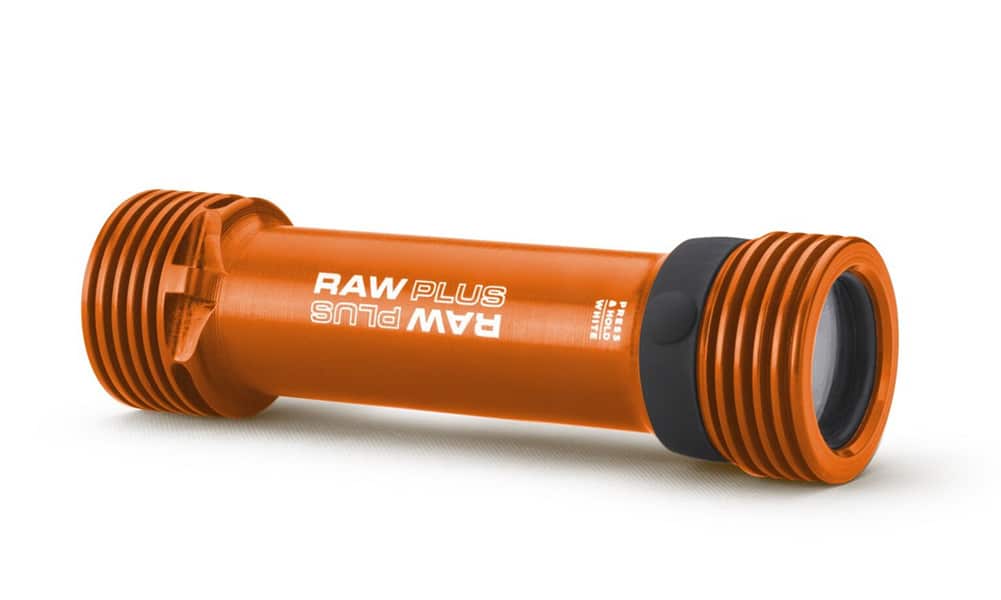 view of orange torch