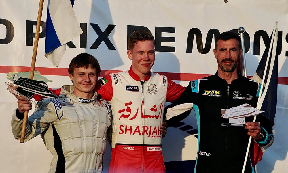 UIM World Championship - podium - Vanttinen - Solvang - Baptiste Thomas