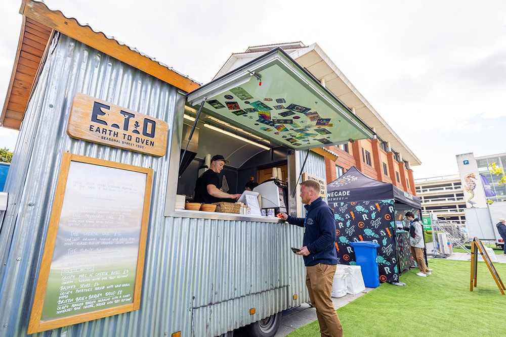 Food stall at South Coast Boat Show