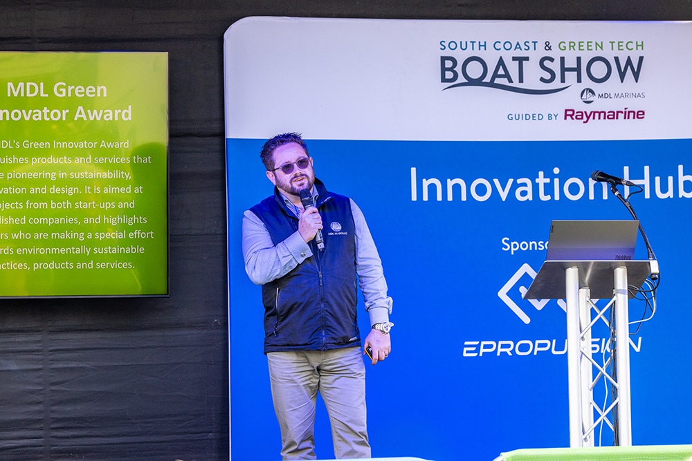 Innovation Hub at South Coast & Green Tech boat show