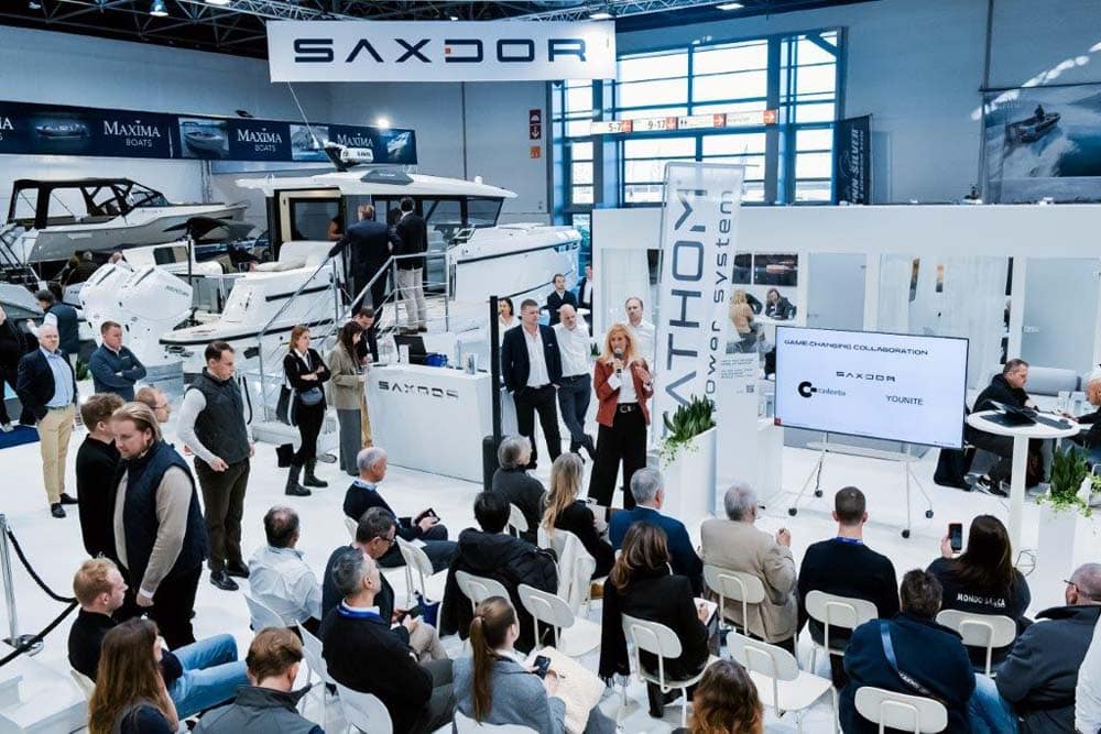 Saxdor Yachts Press Conference Boot Dusseldorf