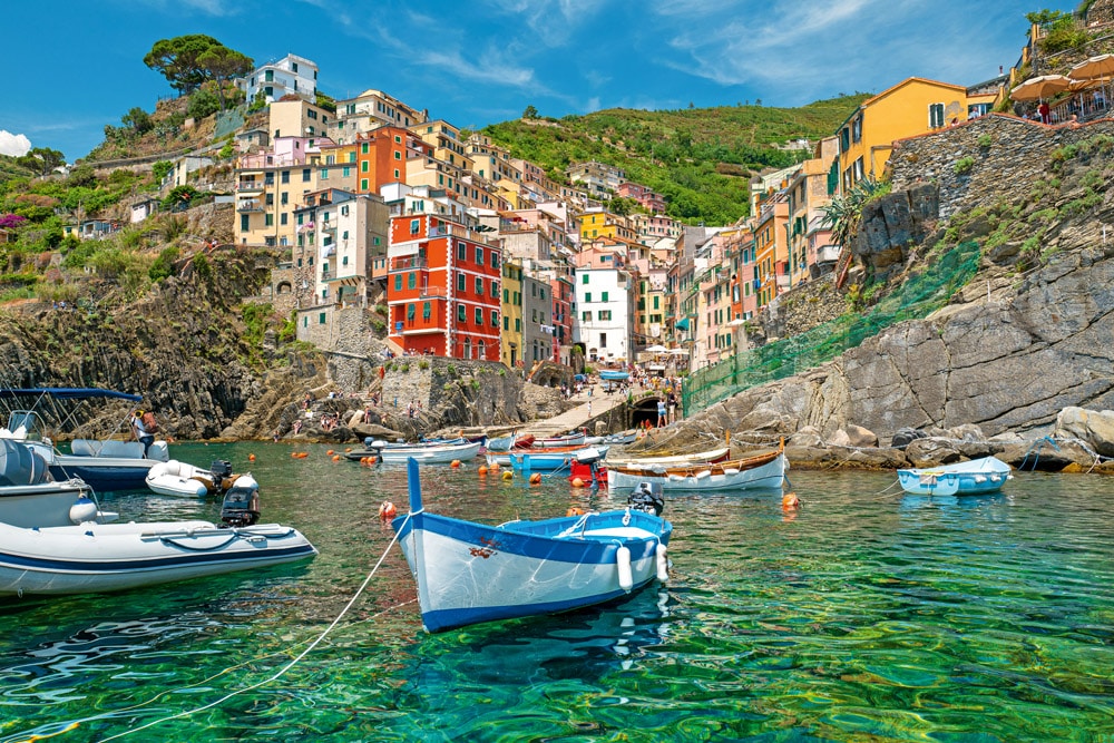 Riomaggiore village, a short distance from La Spezia © iStock/Nyc Shooter.
