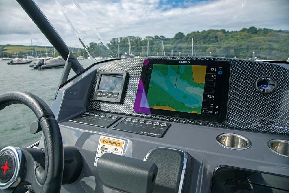 Simrad electronics.