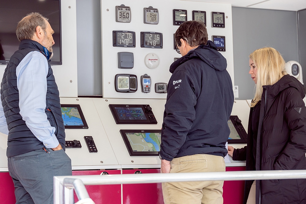 Marine electronics on display at South Coast & Green Tech boat show