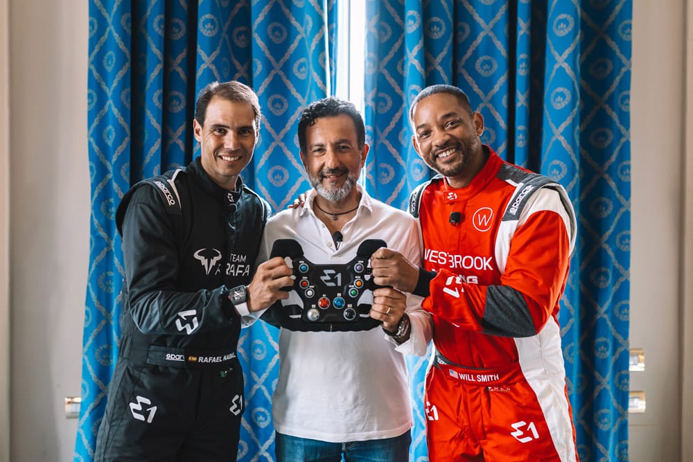 E1 - Will Smith Westbrook Racing. |Photographer: Francois Asal|Event: Lake Como GP|Circuit: Lake Como|Location: Lake Como|Series: E1 Series|Season: 2024|Country: Italy|Keyword: season 1|Keyword: season one|Keyword: S1|Keyword: photography|Keyword: photos|Keyword: images|Keyword: motorsport|Keyword: powerboat racing|Keyword: boat|Keyword: 2024|Keyword: lombardy|Keyword: August|Keyword: E1 Series Photography|Keyword: marine|Keyword: boat racing|Keyword: lake|Keyword: alps||Driver: Rafael Nadal|Keyword: vip||Driver: Will Smith|Keyword: vip||Driver: Rodi Basso|Keyword: vip|