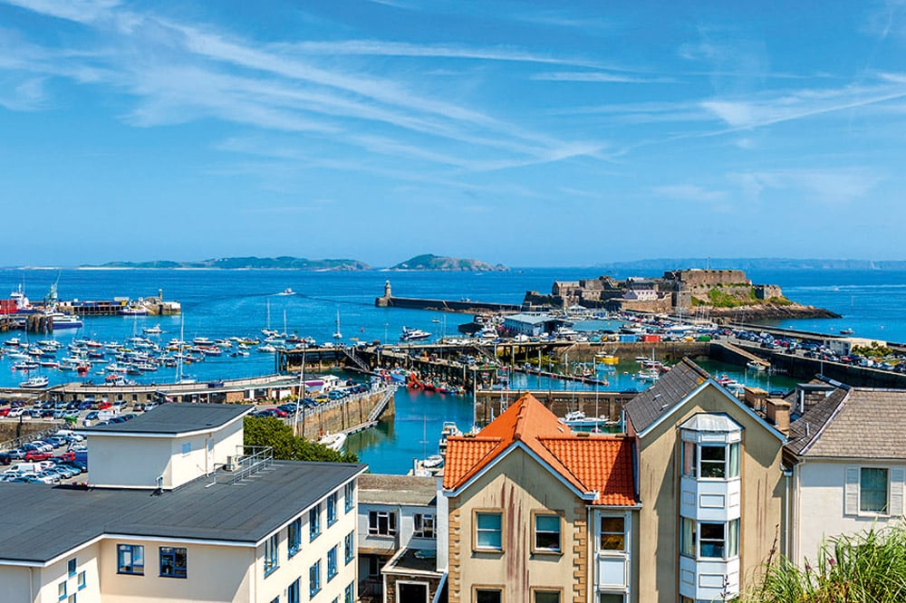 St Peter Port, Guernsey. iStock © Allard1.