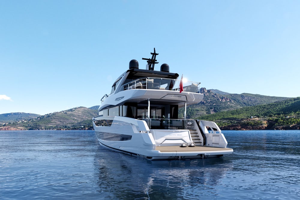 Southampton International Boat Show - Sunseeker Ocean 156